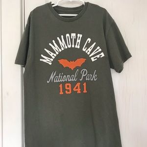 Mammoth Cave Military Green Women’s Small T Shirt